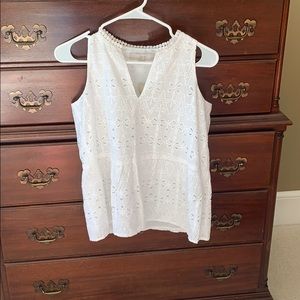 White tank top